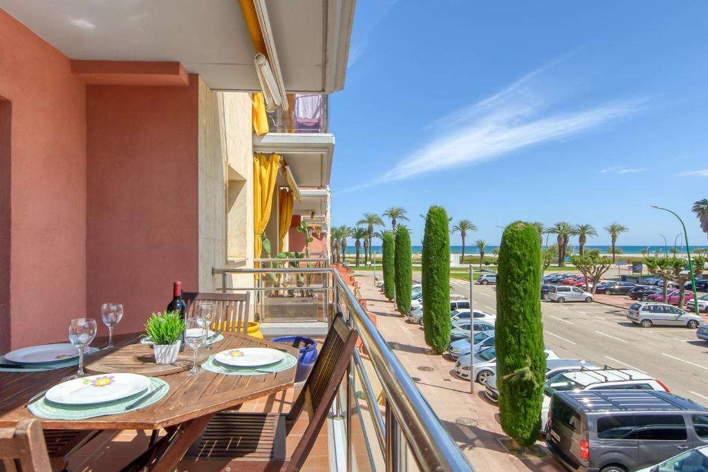 Balkón alebo terasa v ubytovaní Mirablau F 1 1 Empuriabrava Gran Reserva - Immo Barneda