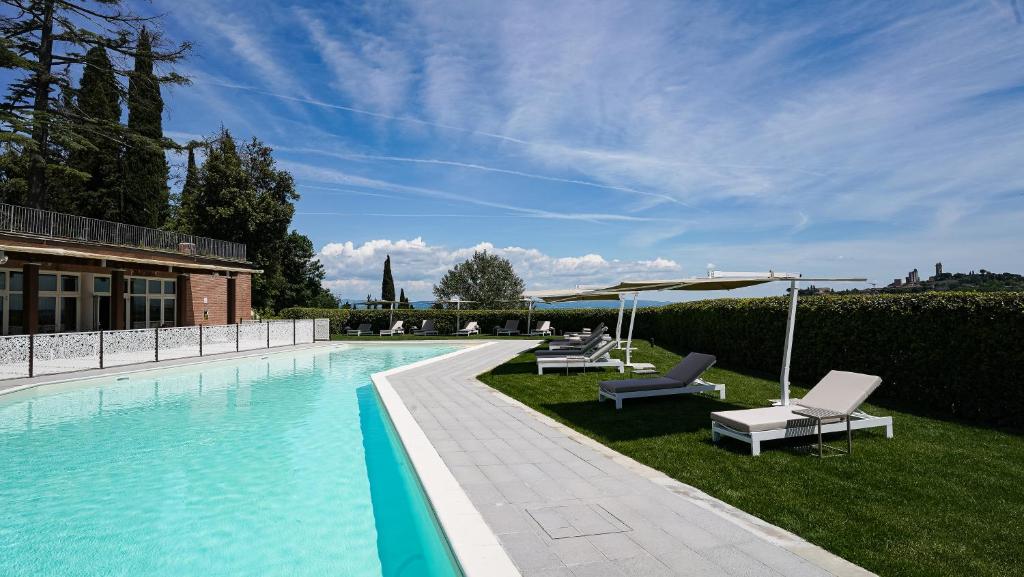 Bazén v ubytování Cappuccina Country Resort nebo v jeho okolí