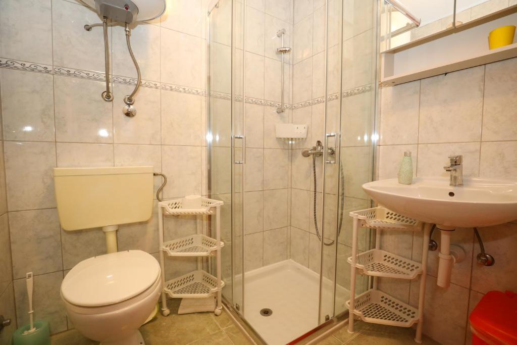 Koupelna v ubytování Apartment Matija