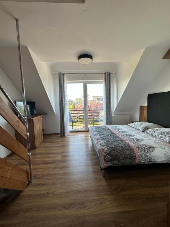 Postel nebo postele na pokoji v ubytování Holiday Amber -