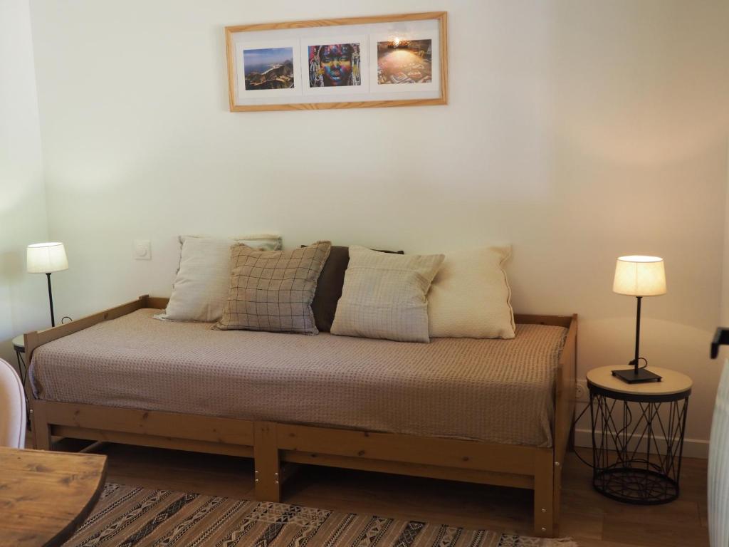 Posezení v ubytování Chambres d'Hôtes En Aparté