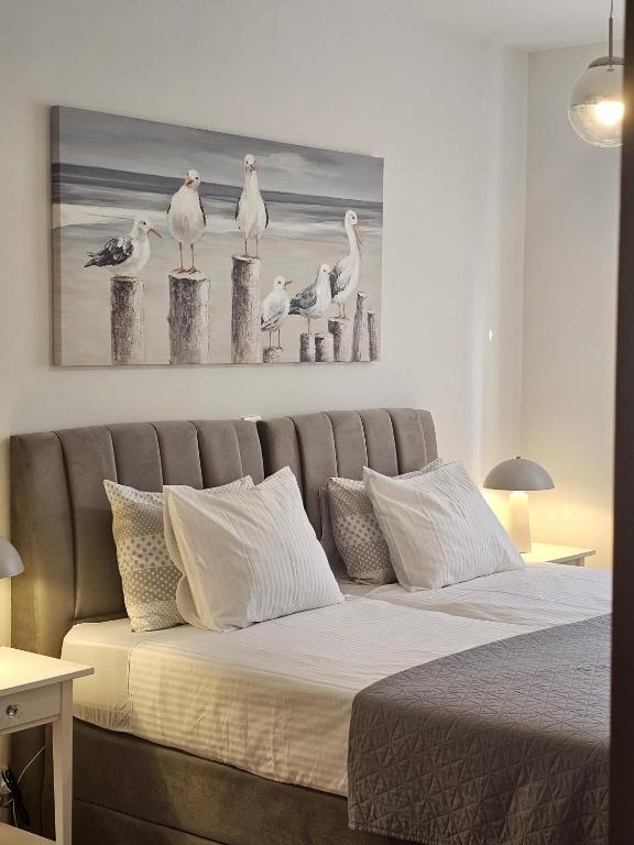 Postel nebo postele na pokoji v ubytování Apartment Antonia