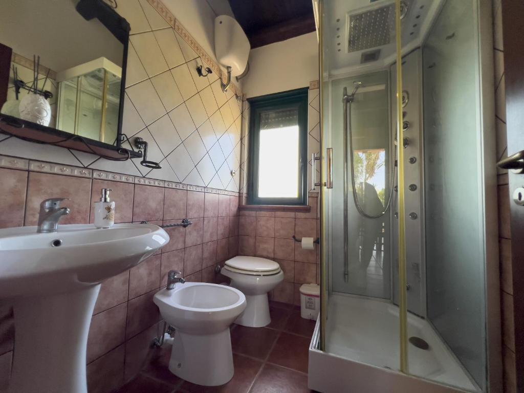 Kúpeľňa v ubytovaní Villabosco