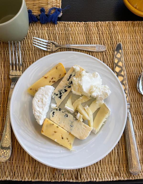 Comida en la casa de huéspedes o alrededores