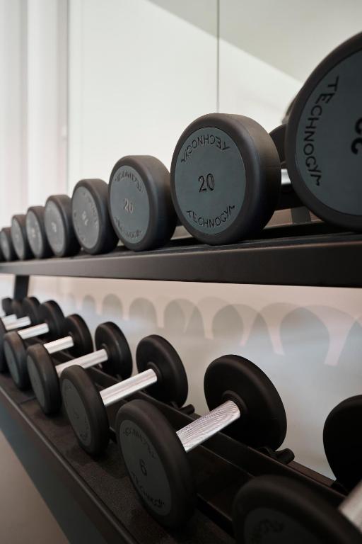 Fitness centrum a/nebo fitness zařízení v ubytování Nouri