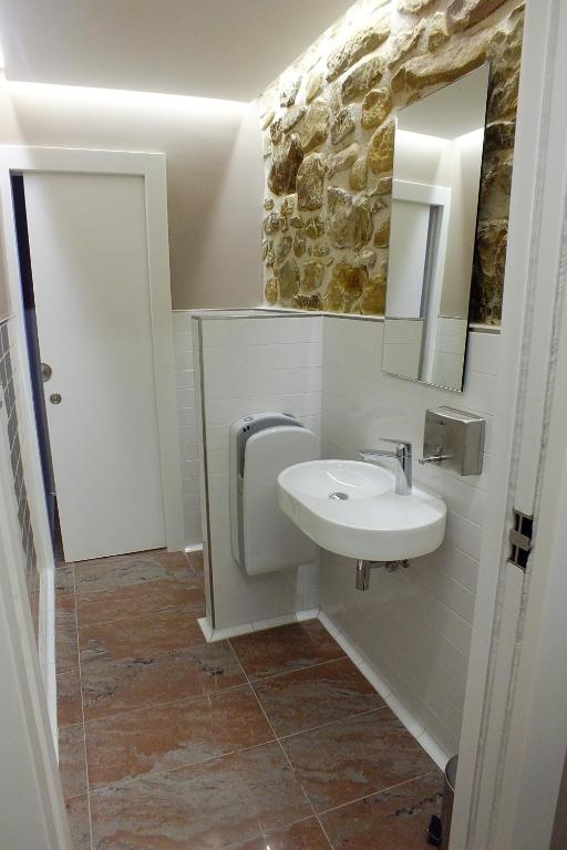 Koupelna v ubytování Hotel Rural Izar Ondo