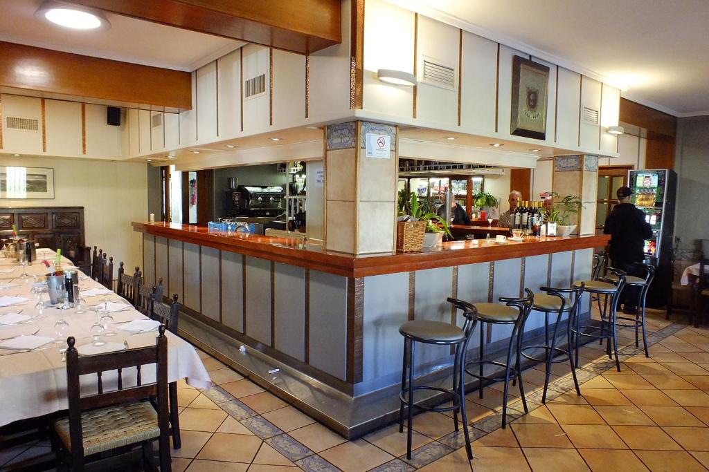 Restaurace v ubytování Hotel Rural Izar Ondo