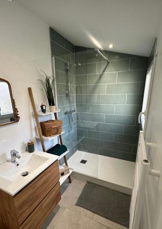 Salle de bains dans l'établissement Studio Le Mans