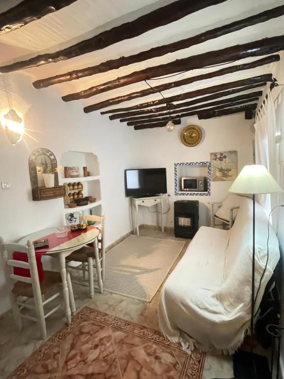 Postel nebo postele na pokoji v ubytování Casa Miguelito