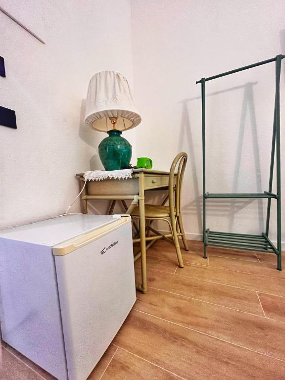 Kuchyň nebo kuchyňský kout v ubytování Ichnos experience room