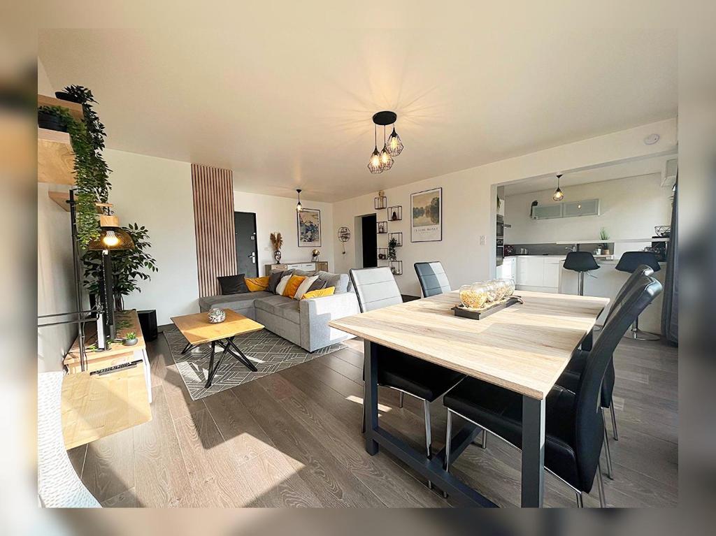 Χώρος καθιστικού στο Appartement élégant et raffiné, de haut standing