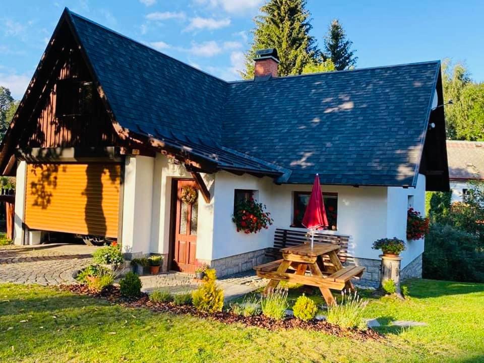 Zahrada ubytování Apartmány u Dostálů