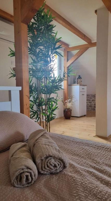 Postel nebo postele na pokoji v ubytování Casa Horizont
