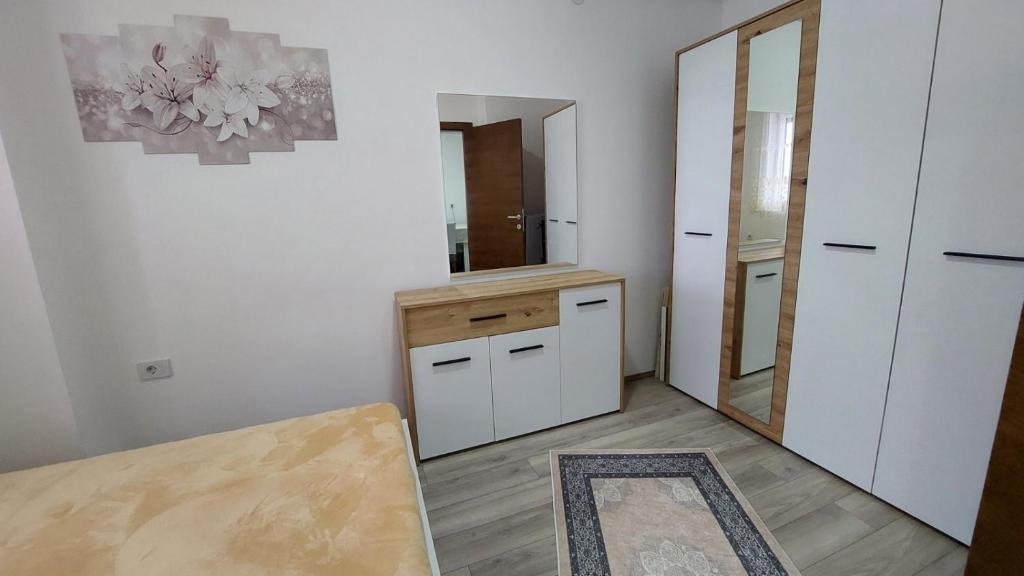 Kuchyň nebo kuchyňský kout v ubytování Apartman Summer