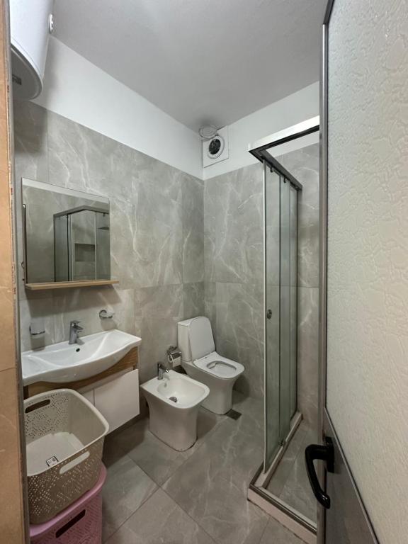 Koupelna v ubytování Hotel 24