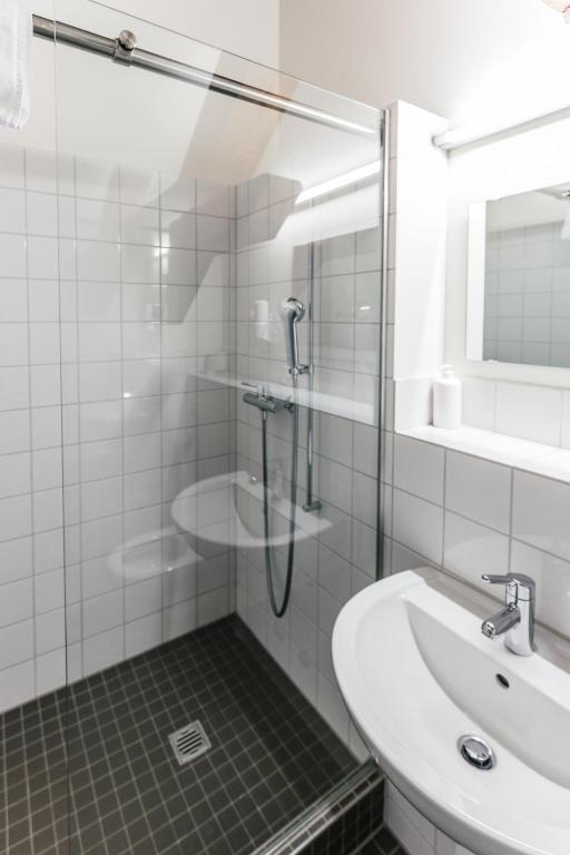 Koupelna v ubytování Depot 195 - Hostel Winterthur