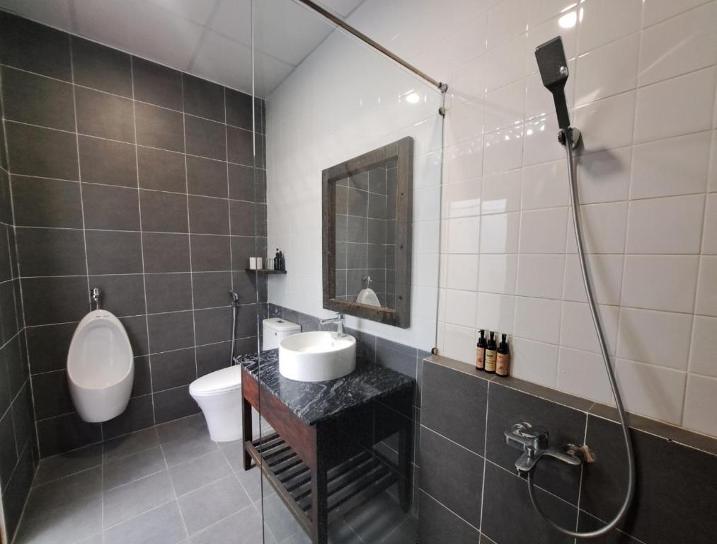 Koupelna v ubytování La nho House