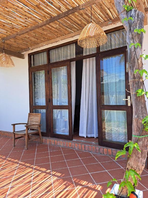 Balkón nebo terasa v ubytování La nho House