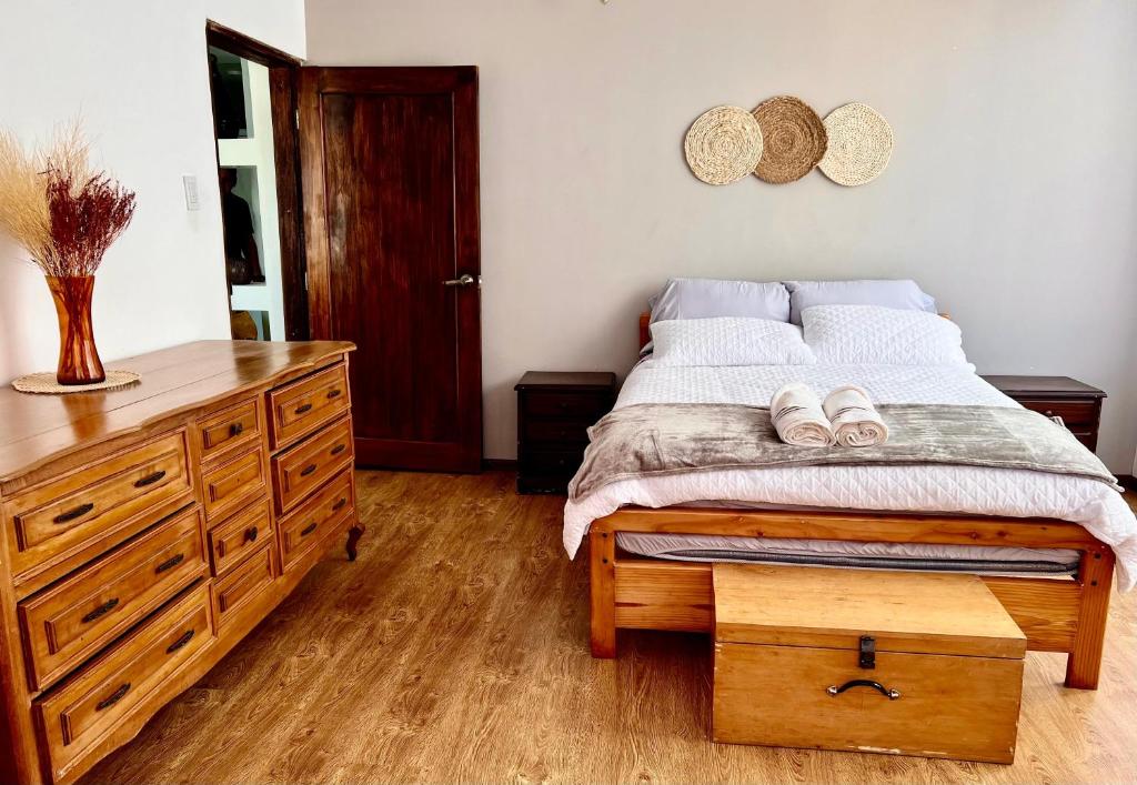 Postel nebo postele na pokoji v ubytování Martita's Home