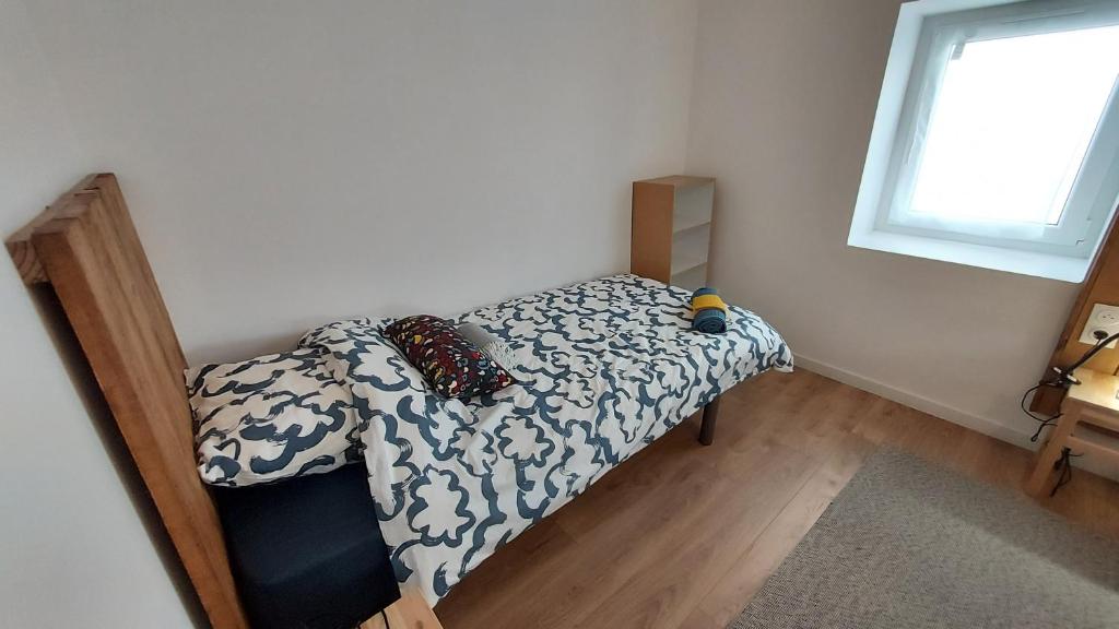 Postel nebo postele na pokoji v ubytování Suite à l'Oasis de Chamousset