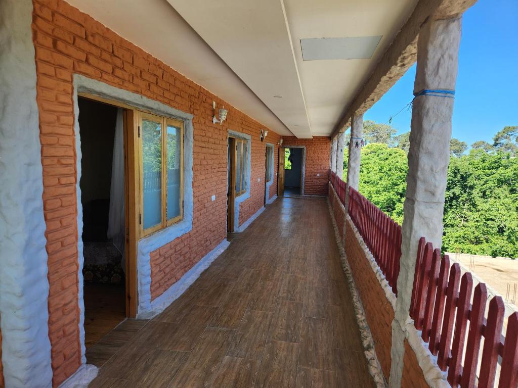 Balkón nebo terasa v ubytování Kobuleti Pines Resort