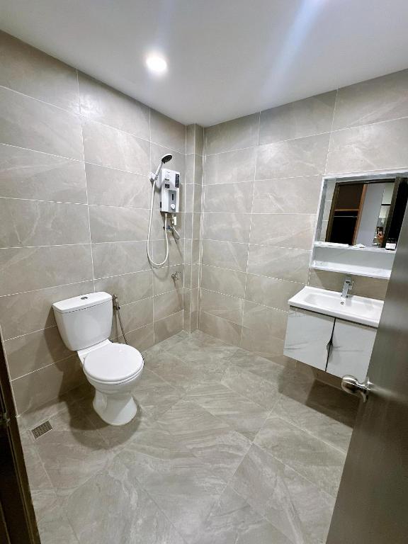Koupelna v ubytování STAR HOTEL