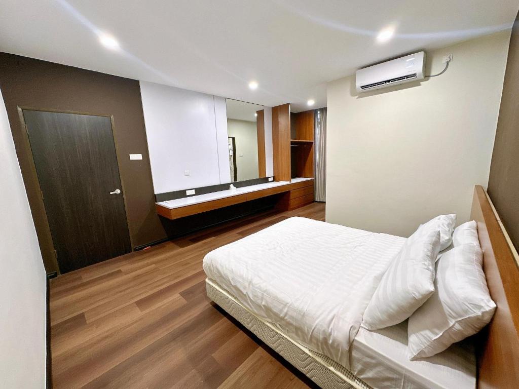 Postel nebo postele na pokoji v ubytování STAR HOTEL