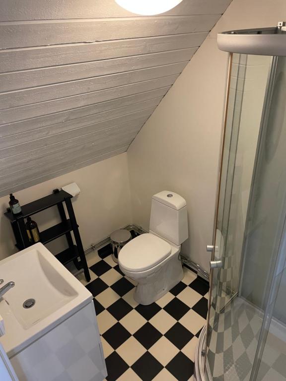 Koupelna v ubytování Galleriet BnB