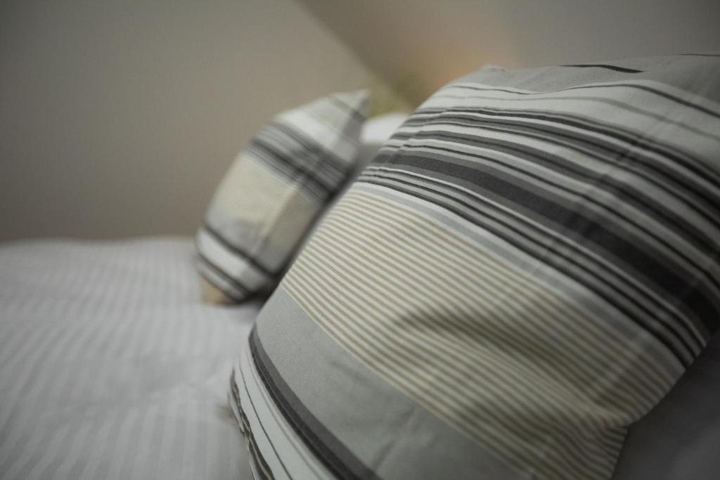 Postel nebo postele na pokoji v ubytování Hiša TRELC- sobe