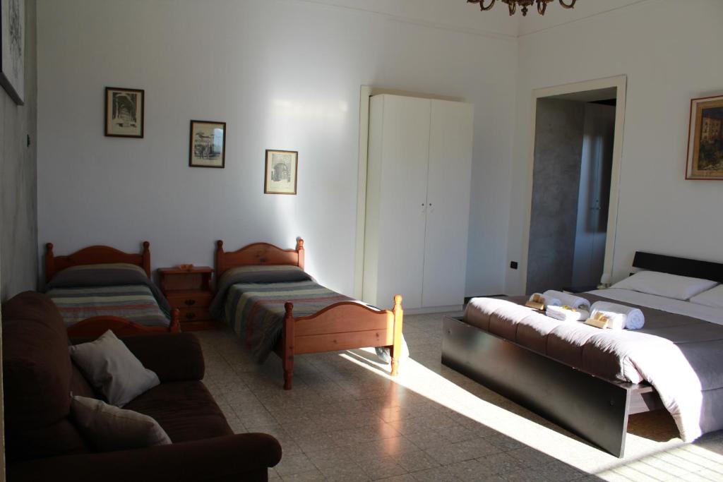 Postel nebo postele na pokoji v ubytování Il Castello di Atessa