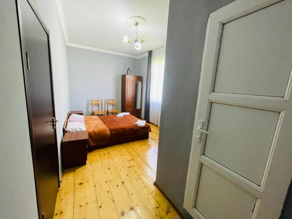Postel nebo postele na pokoji v ubytování Guesthouse am Museum