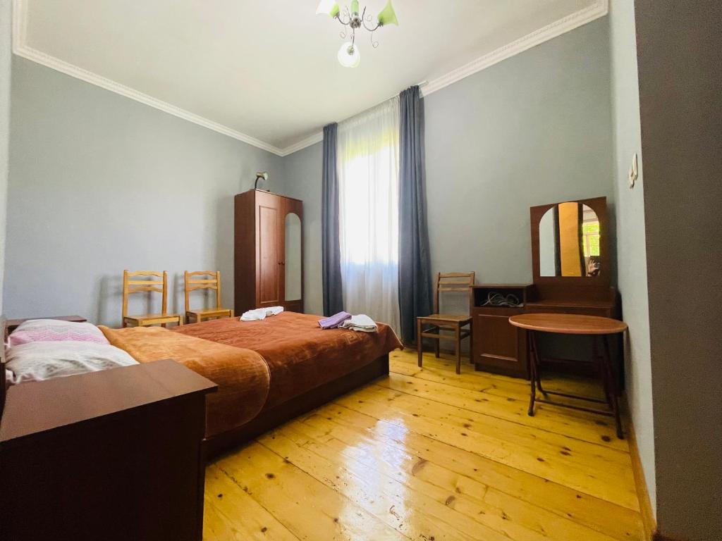 Postel nebo postele na pokoji v ubytování Guesthouse am Museum