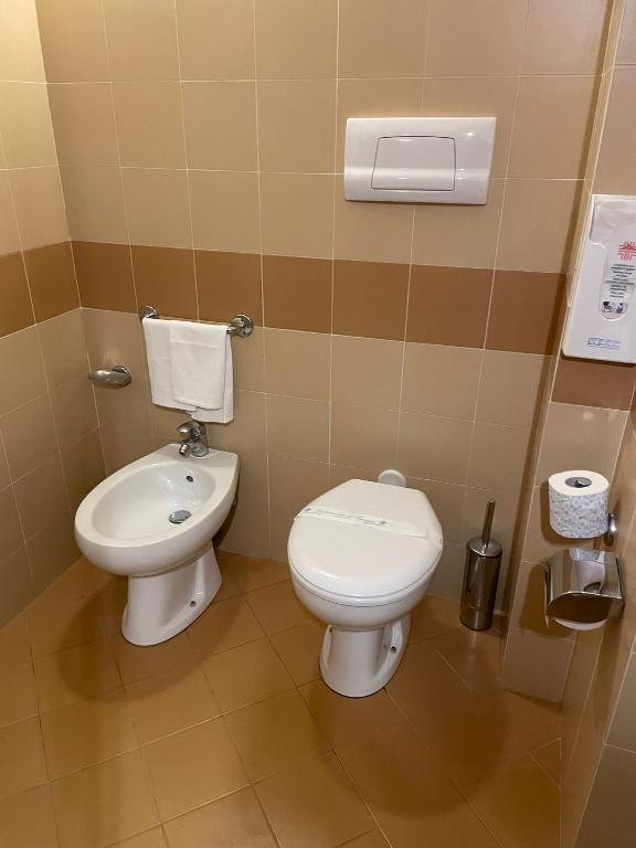 Koupelna v ubytování Hotel Baglio Santacroce