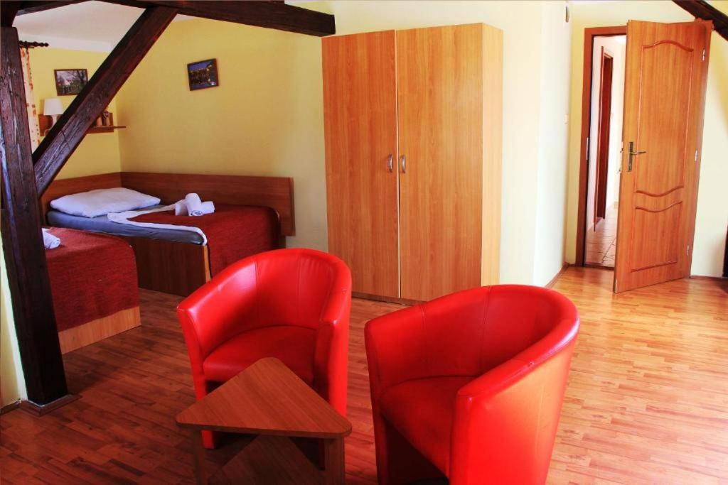 Postel nebo postele na pokoji v ubytování Penzion Relax Kadaň