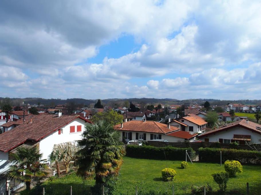 un groupe de maisons dans un quartier résidentiel dans l'établissement Pour un séjour au calme entre océan et montagne, à Ustaritz