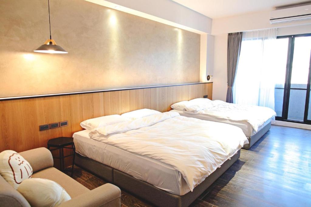 Postel nebo postele na pokoji v ubytování Sugar Island Inn