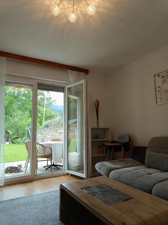 Area soggiorno di Ella Ferienwohnung
