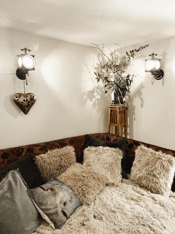Posezení v ubytování Evas Boutique Alm