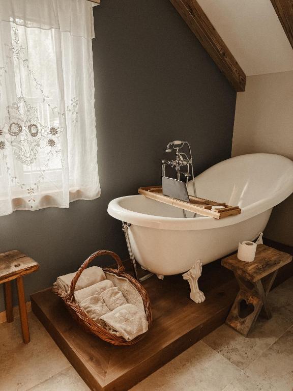 Koupelna v ubytování Evas Boutique Alm
