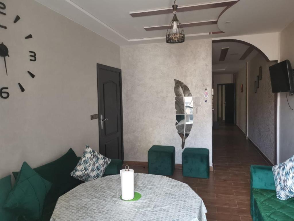 Posezení v ubytování luxe appartement saidia