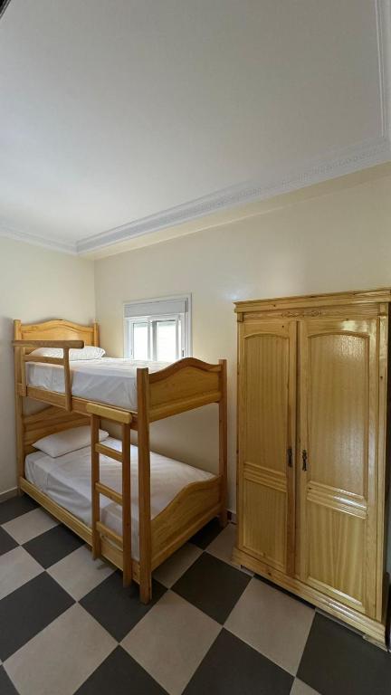 Postel nebo postele na pokoji v ubytování Appartement 4 en bord de la mer à Azla