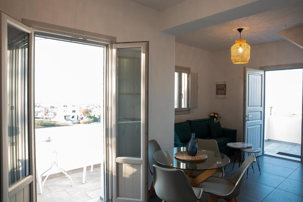 Posezení v ubytování Golden View Suites