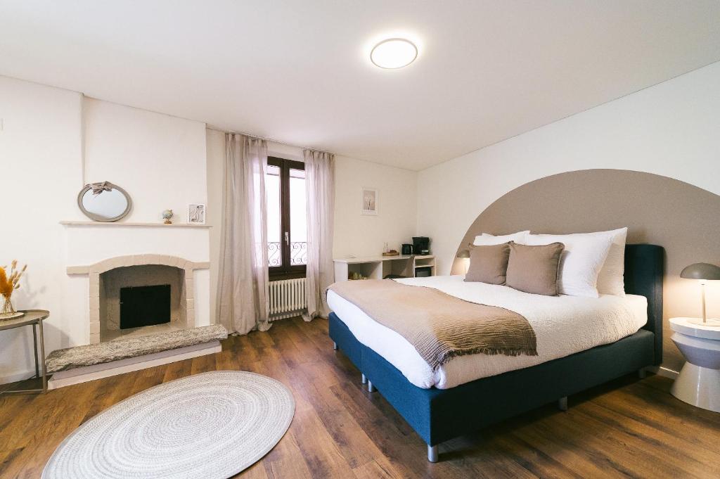 Postel nebo postele na pokoji v ubytování Casa Sisu