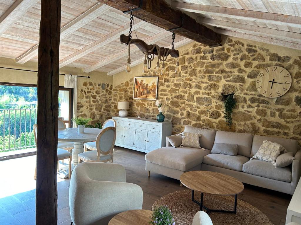 Posezení v ubytování La Esencia Casa Rural