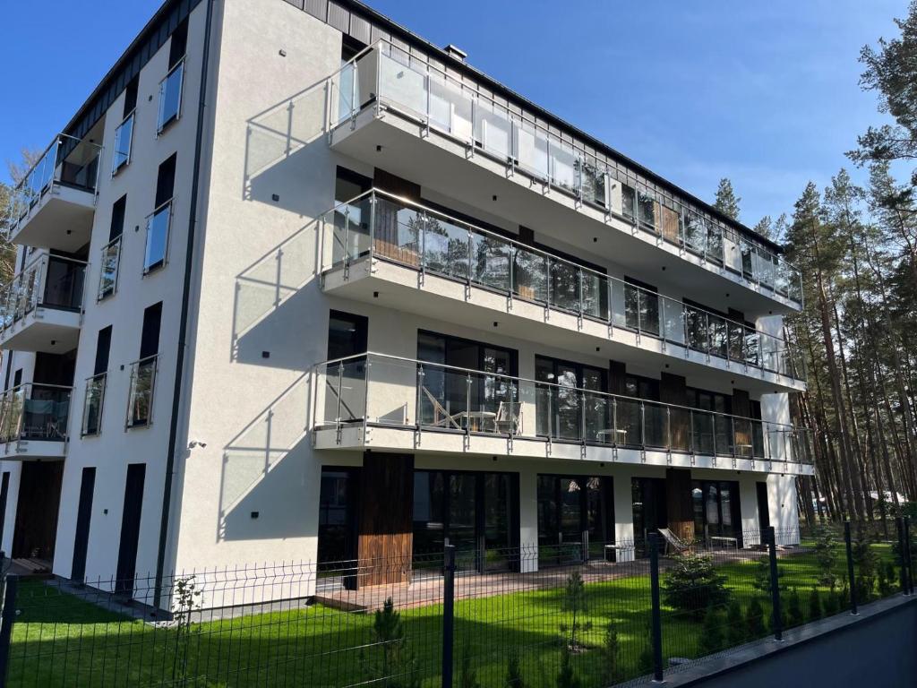 Budova, kde se aparthotel nachází
