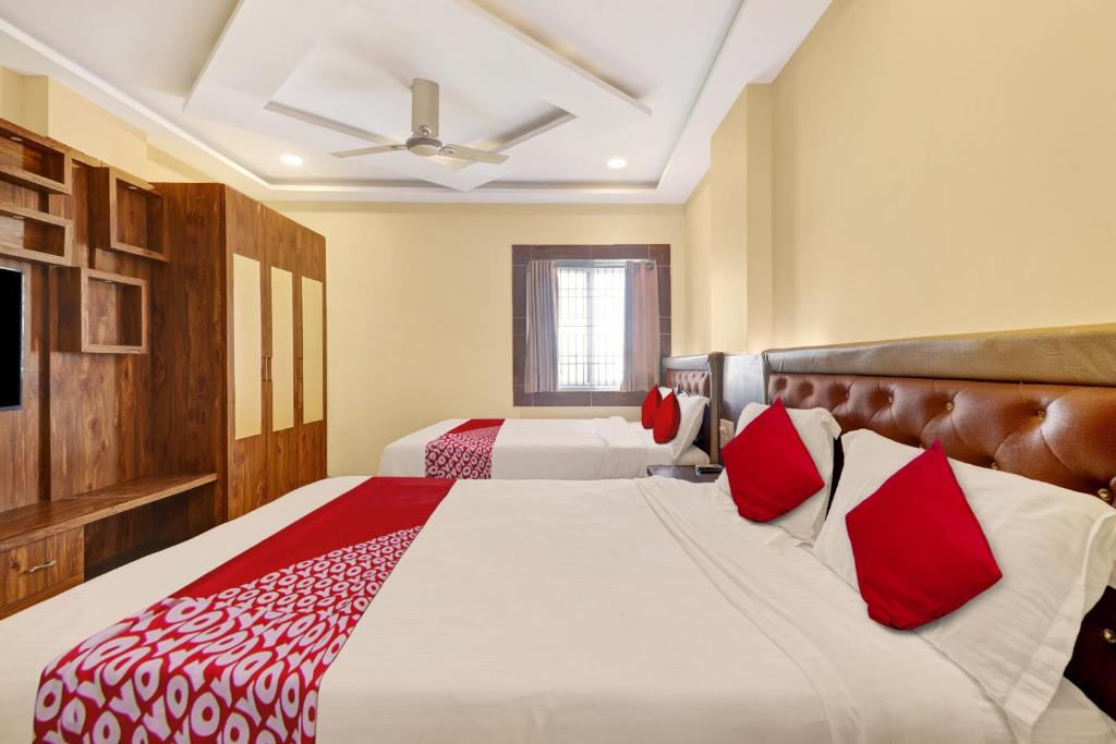 Gulta vai gultas numurā naktsmītnē Bhagirathi Residency