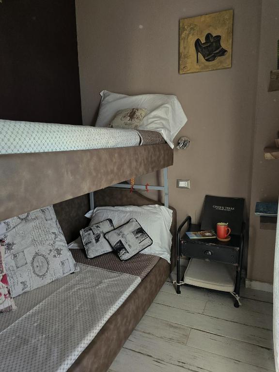 Postel nebo postele na pokoji v ubytování Madüneta 5 Terre