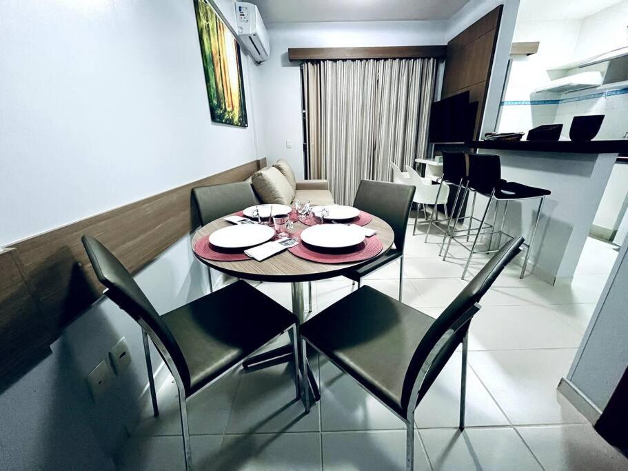 Posezení v ubytování Flat 625 - Diferenciado com Ar no quarto e na sala