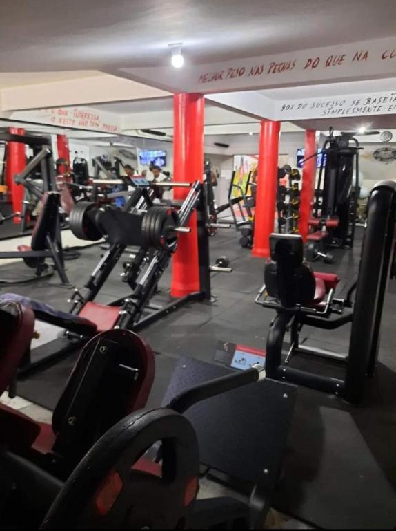 Fitness centrum a/nebo fitness zařízení v ubytování My Flat 0