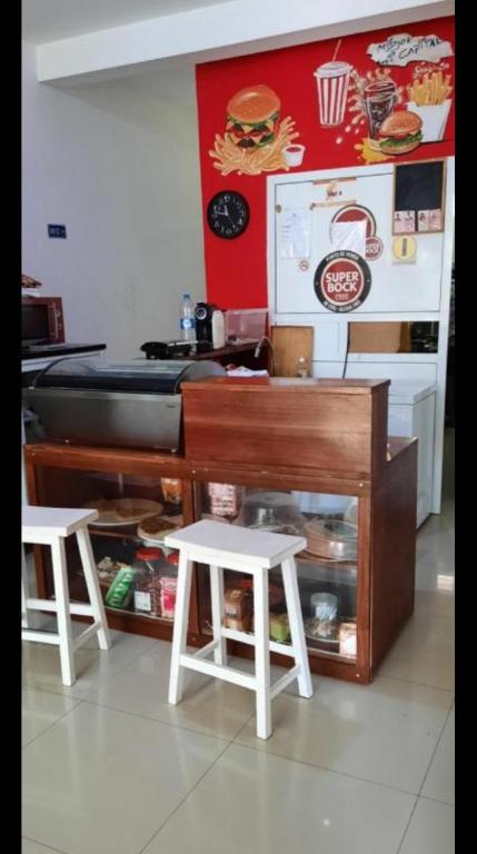 Kuchyň nebo kuchyňský kout v ubytování My Flat 0